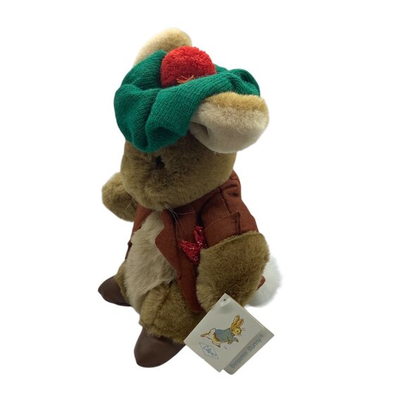 Vtg Benjamin Bunny Plush Toy Eden Toys 1987 9" Beatrix Potter Has TAG - Picture 3 of 9